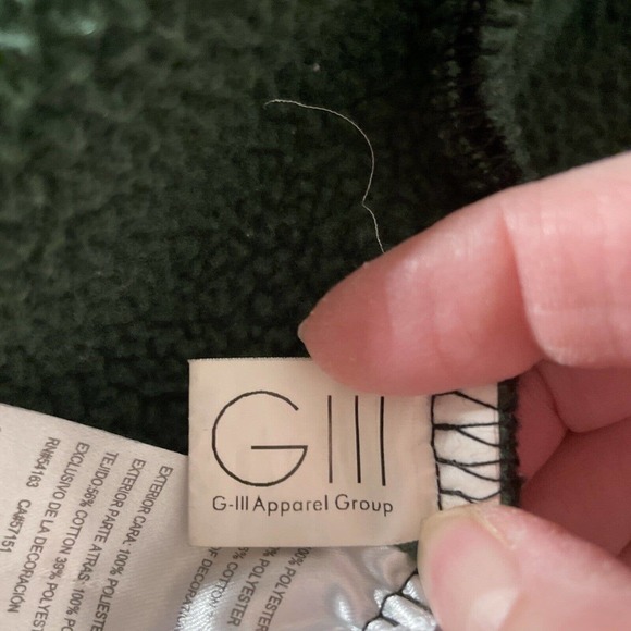 Green Bay Packers Mens SZ XXL NFL Full Zip Hooded Sweatshirt Waffle Knit - Picture 8 of 12